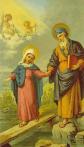 Click this image for some prayers and meditations on Sts. Joachim and Anne.