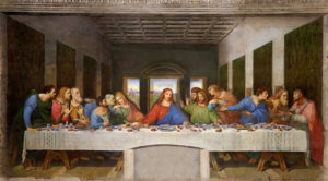 The Last Supper by Leonardo da Vinci on ManHusbandDad.com